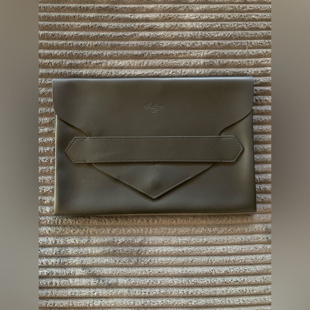 Boldrini Envelope Black Clutch